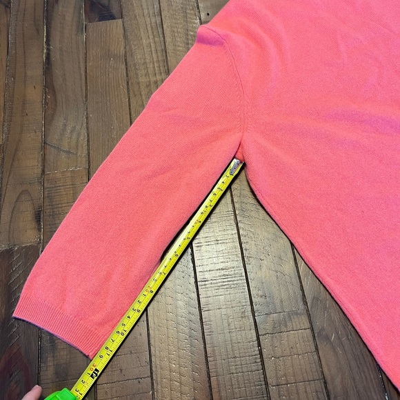 Womens Coral Sweater Talbots pure cashmere nwt!! - Picture 6 of 6